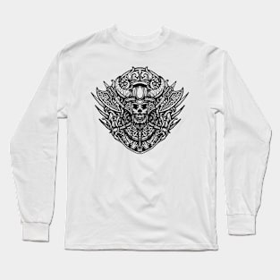 Viking Skull Long Sleeve T-Shirt